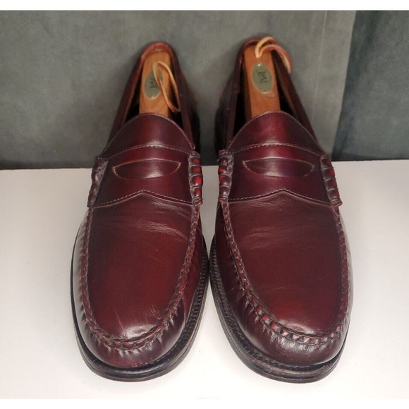 Johnston & Murphy Aristocraft USA Made Cordovan Leather Penny Loafer US 12 A - Picture 3 of 14